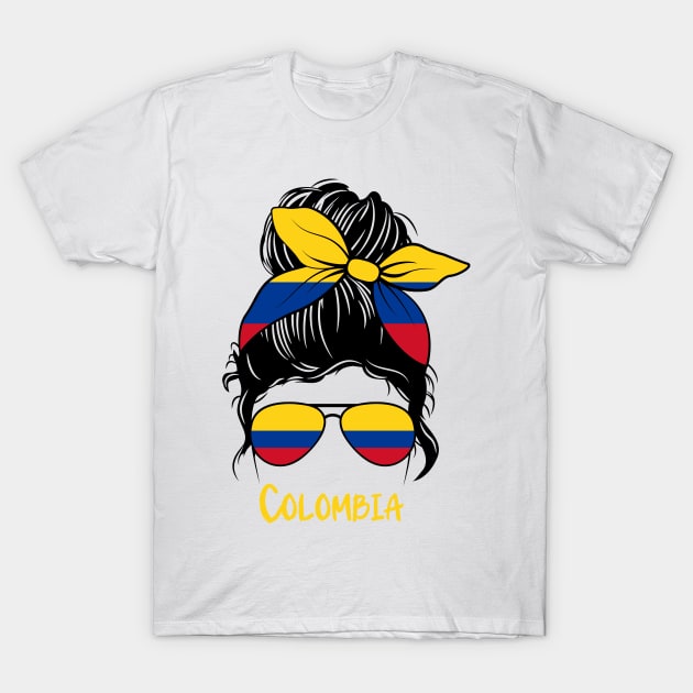 Colombian Girl Colombiana Mujer colombiana colombia T-Shirt by JayD World